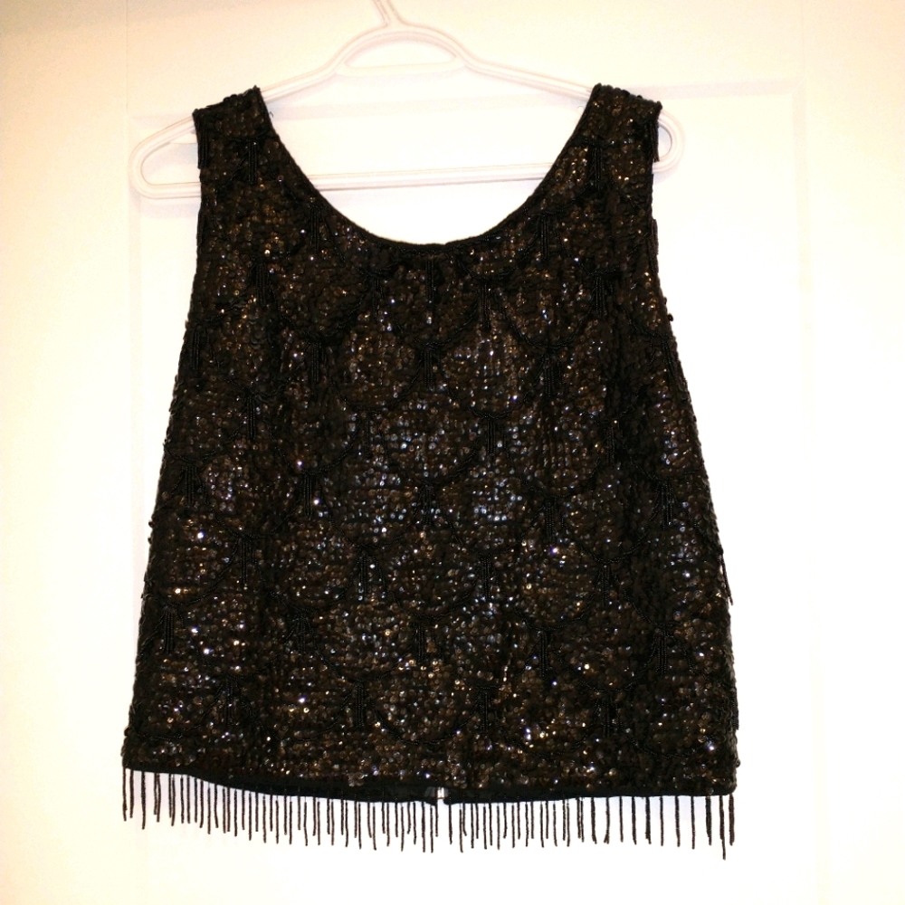 Amazing beaded top with sequins